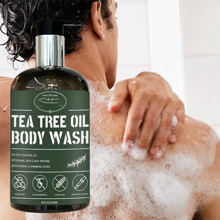Çay Tree Oil Kişi Bədən Yuma